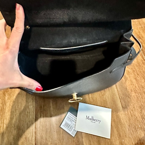 ** SOLD** Mulberry Amberley Satchel Classic, Black, Small - Picture 11 of 16